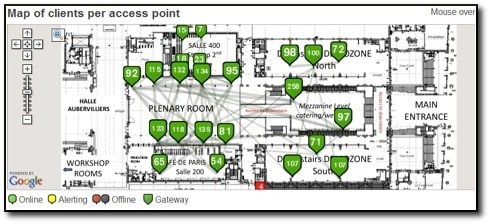 Dundon Plumbing And Heating: Meraki Location Heat Map