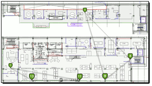 Dundon Plumbing And Heating: Meraki Location Heat Map