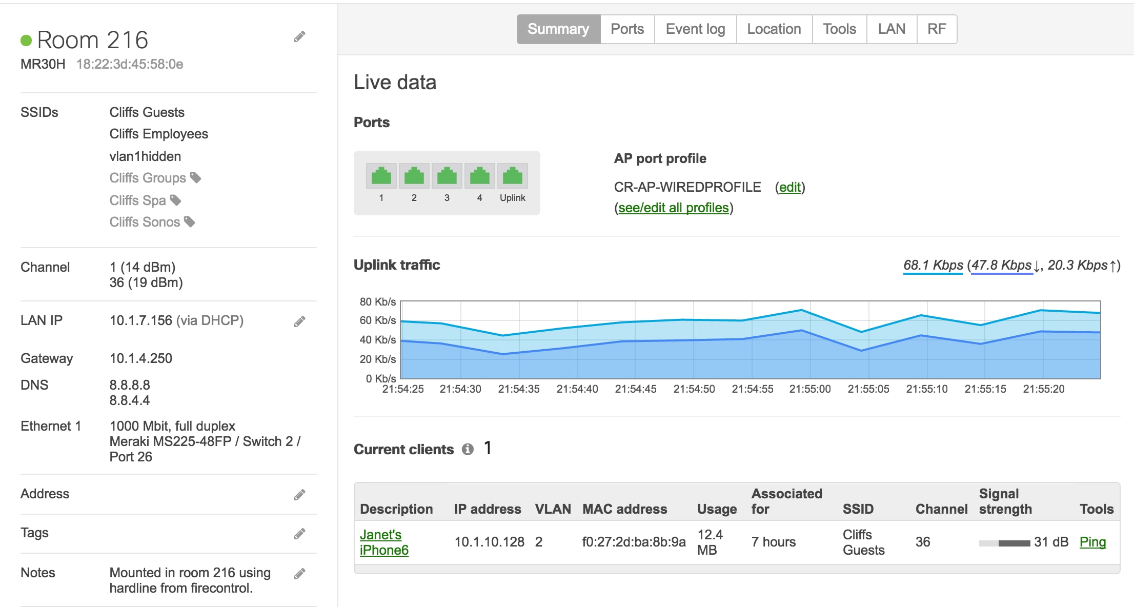 meraki dashboard login