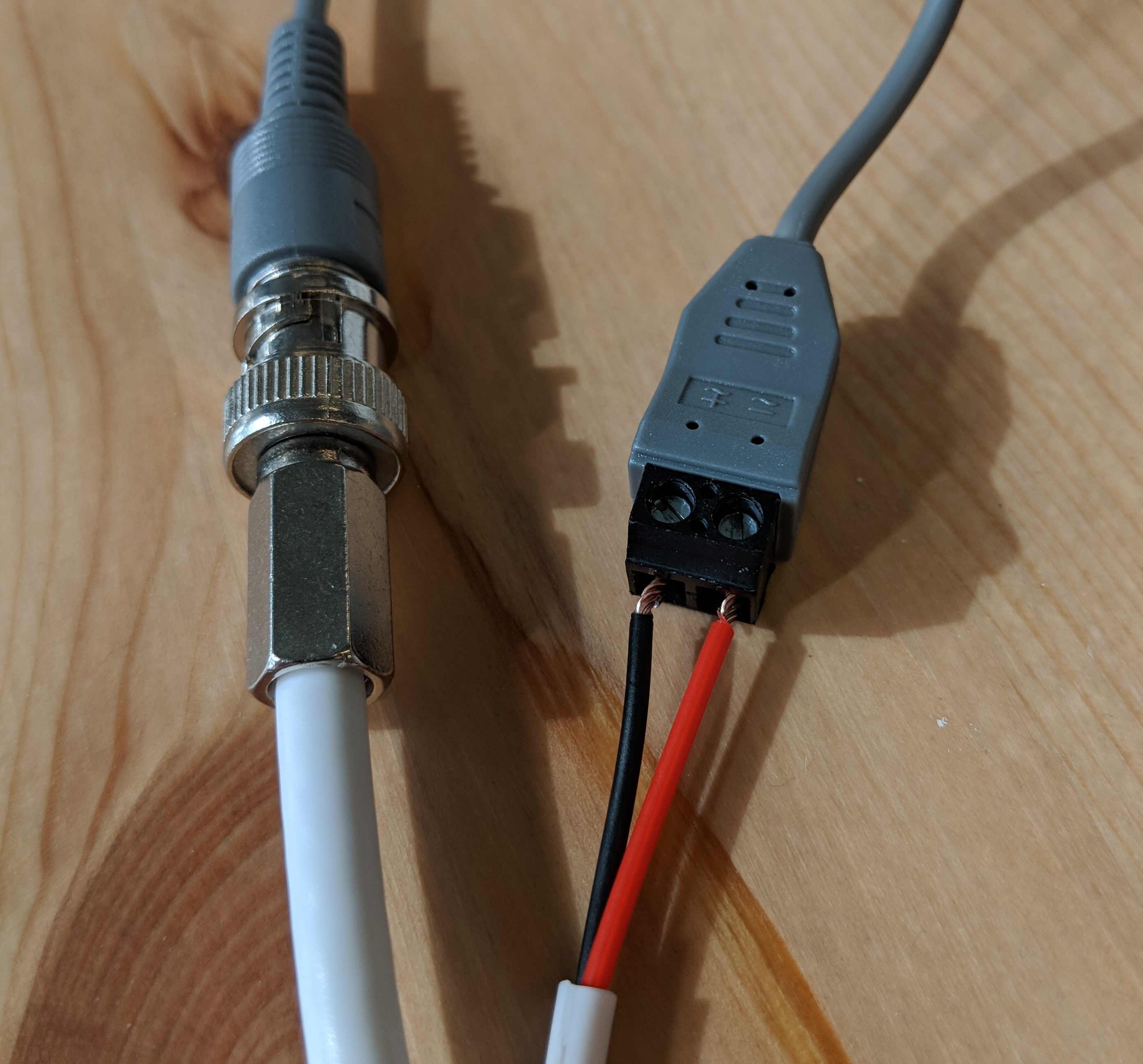 Analog store camera cable