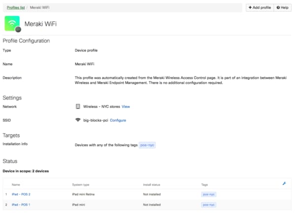 SM - Endpoint Management - Cisco Meraki Documentation