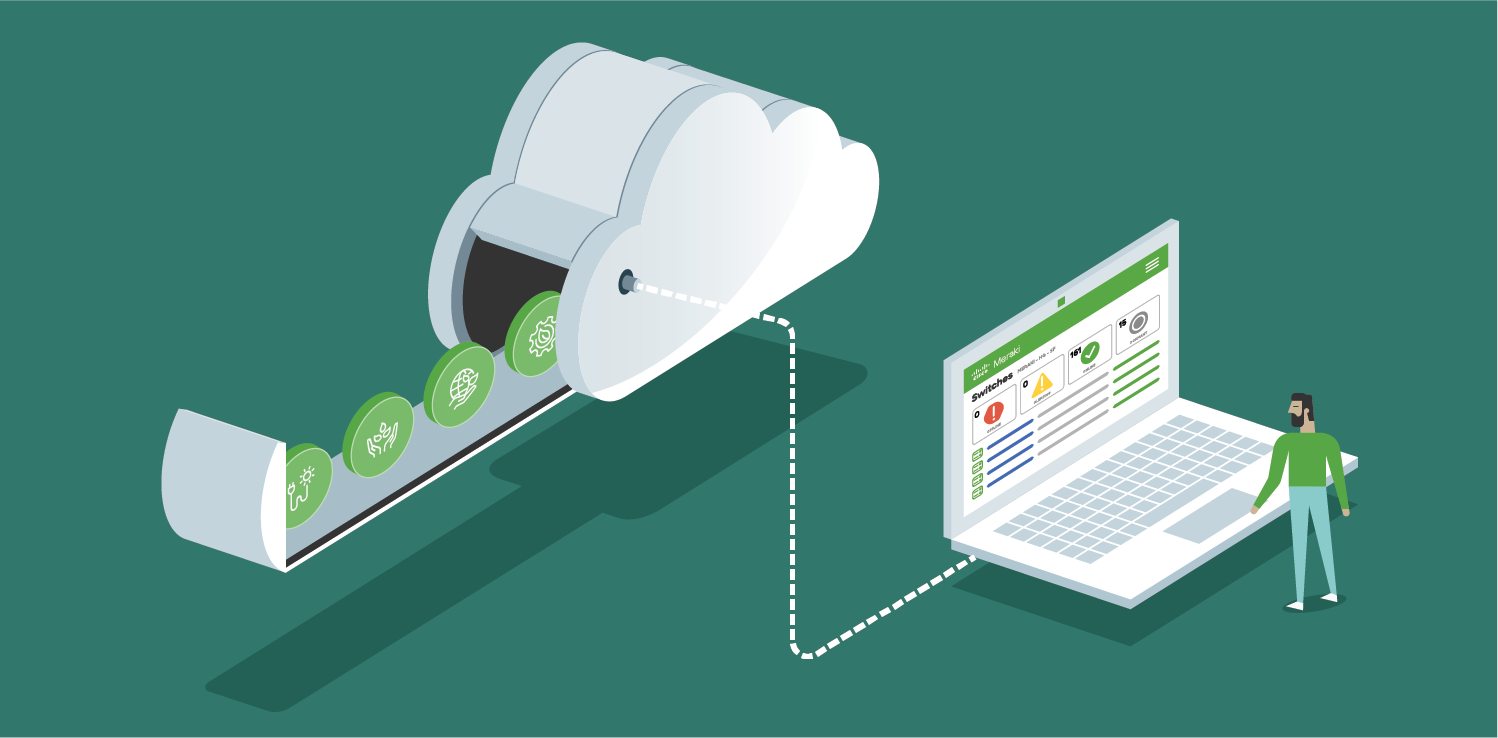 Concepto de sostenibilidad y transformación digital