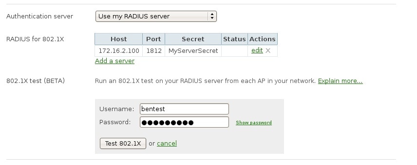 How to run an 802.1X authentication test on your Meraki APs
