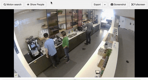 Gif of security camera footage