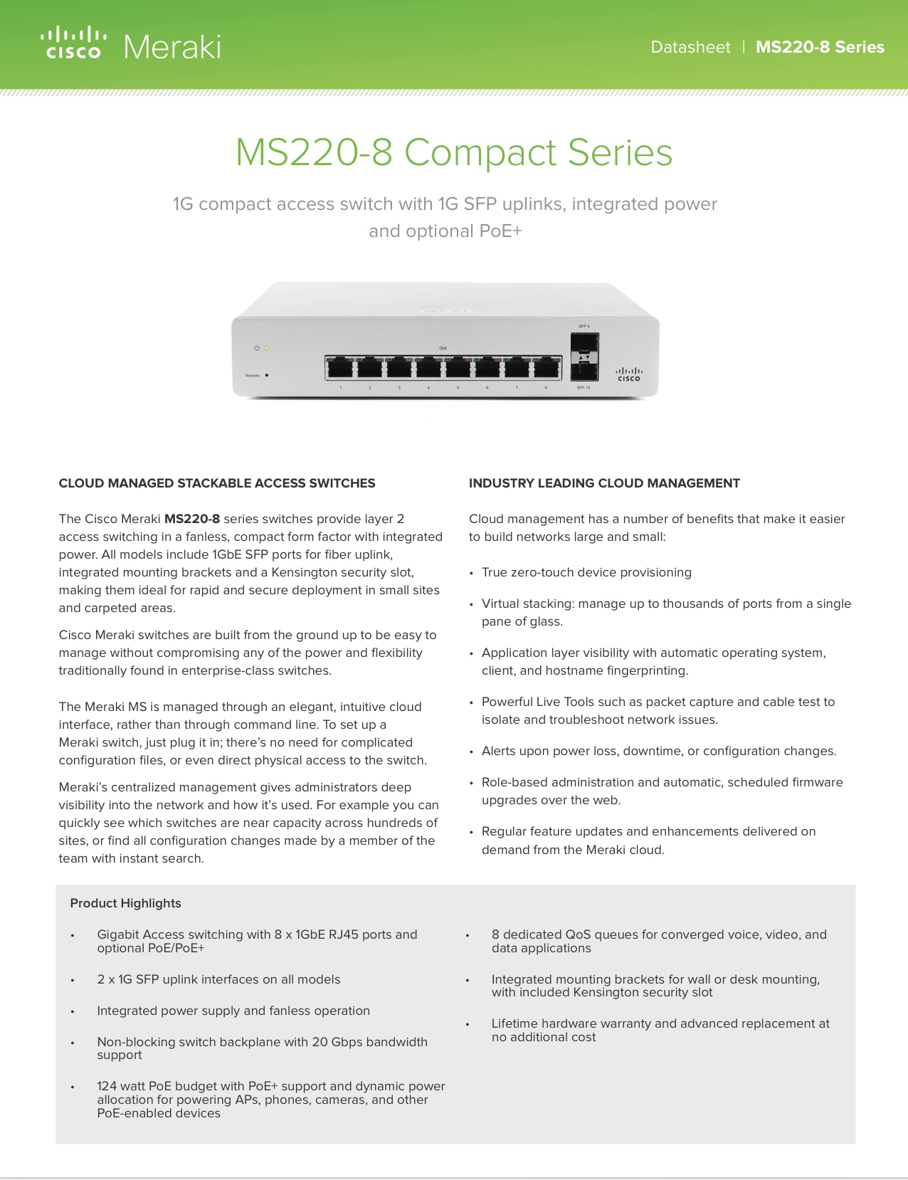 Cisco Meraki Meraki Library Datasheets, Whitepapers, Product Images