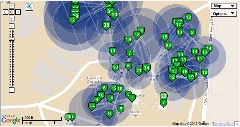 Map of Access Points