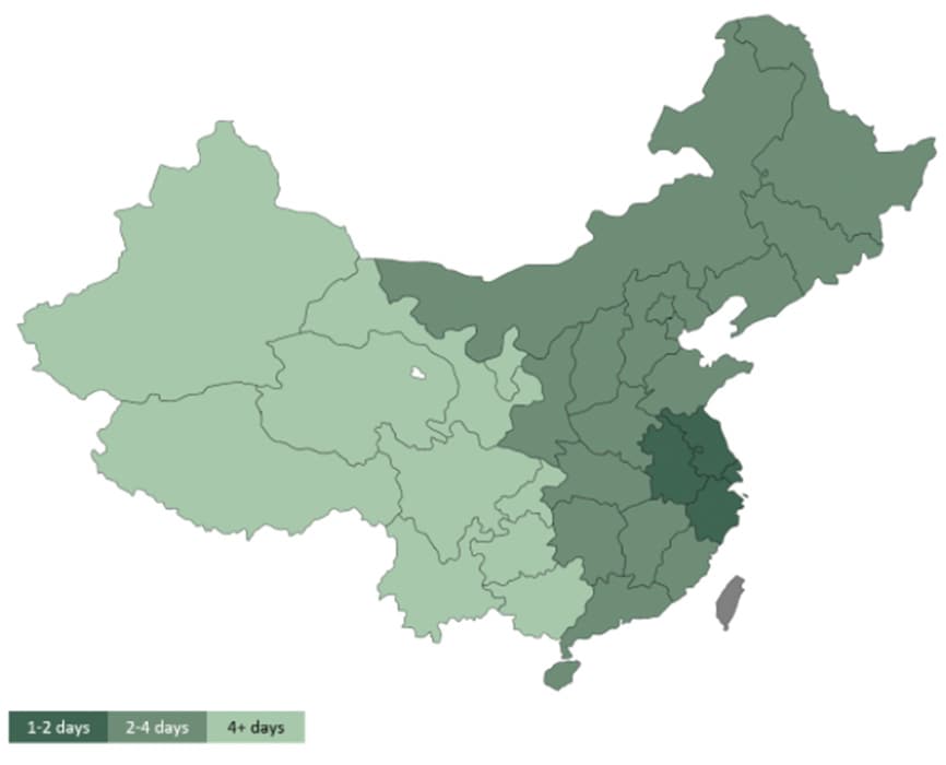 Mainland China Map